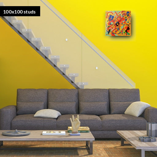 100*100studs, 80*80cm, 31,5*31,5inch