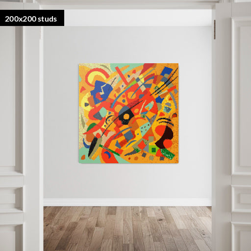 200*200studs, 160*160cm, 63*63inch