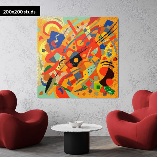 200*200studs, 160*160cm, 63*63inch