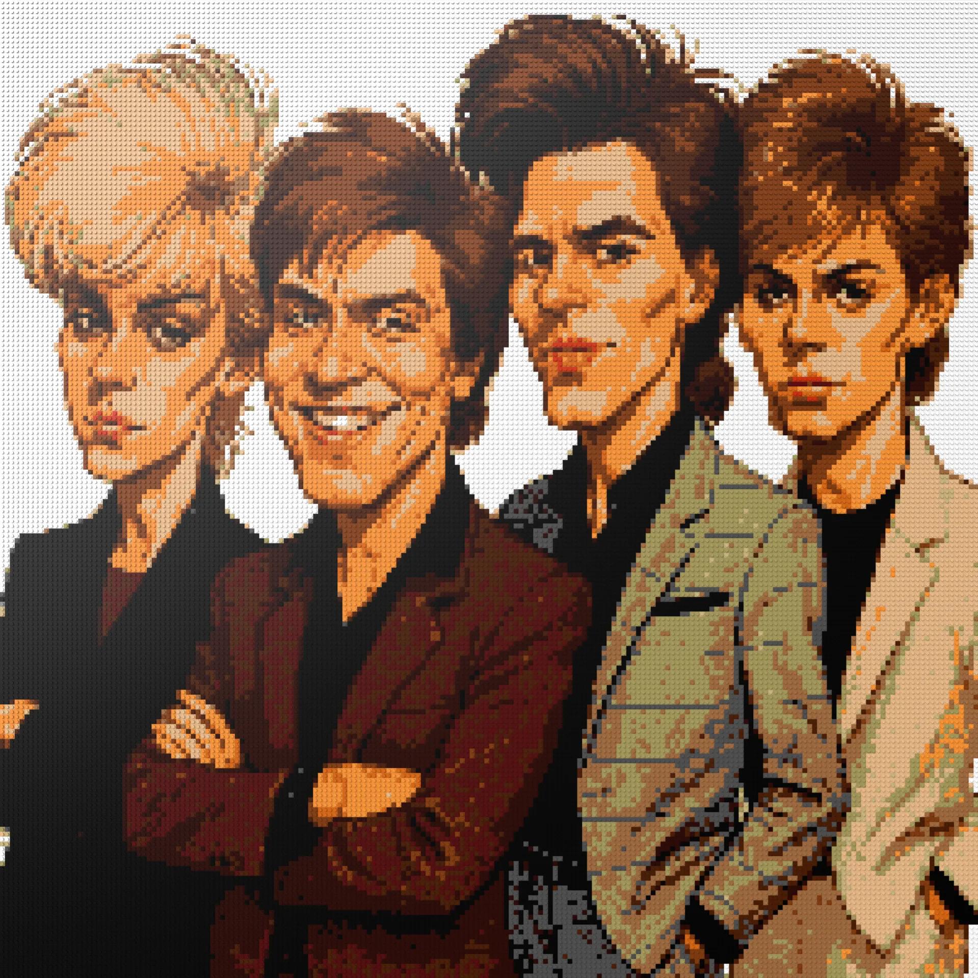 200*200studs, 160*160cm, 63*63inch