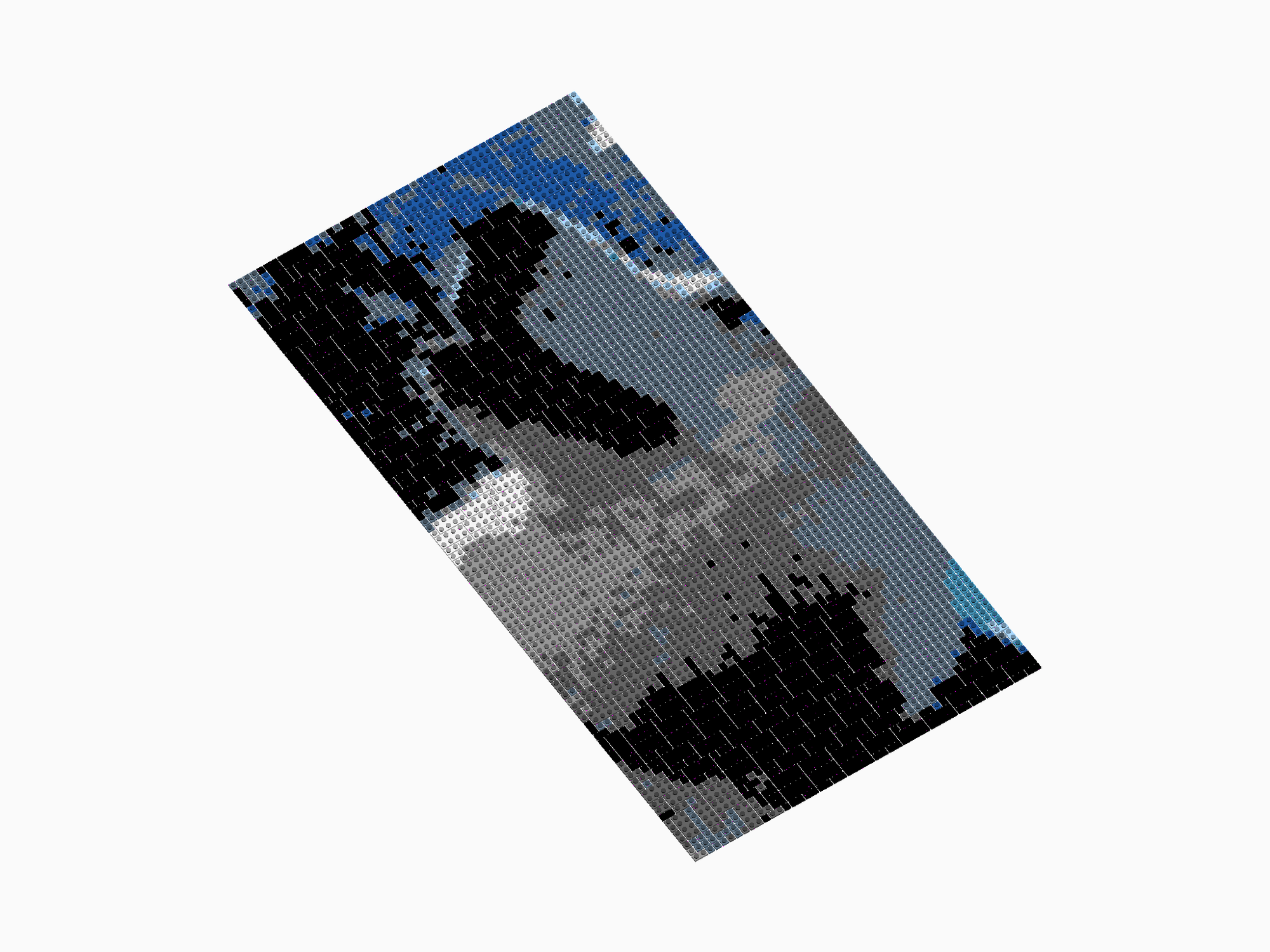 Custom Brick Mosaic