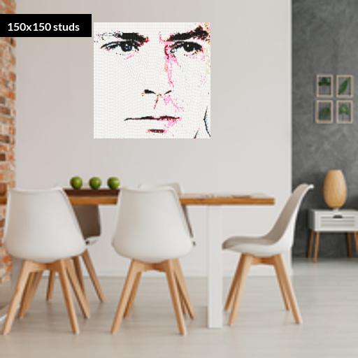 150*150studs, 120*120cm, 47.25*47.25inch