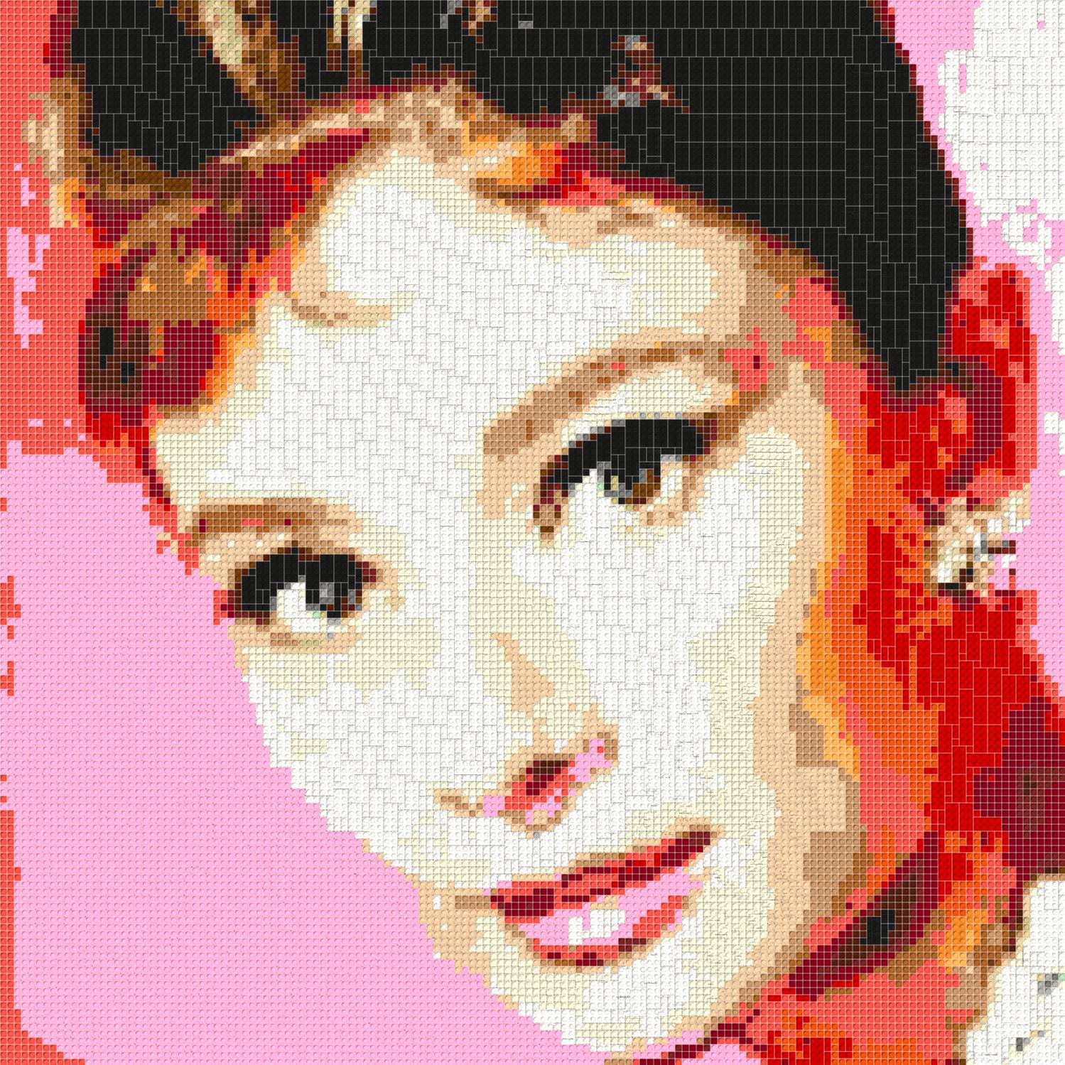 150*150studs, 120*120cm, 47.25*47.25inch