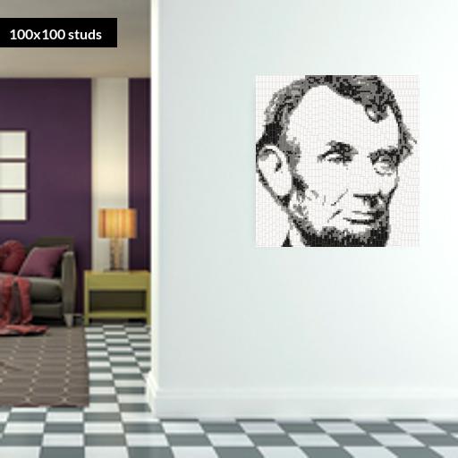 Abraham Lincoln – Art For Bricks