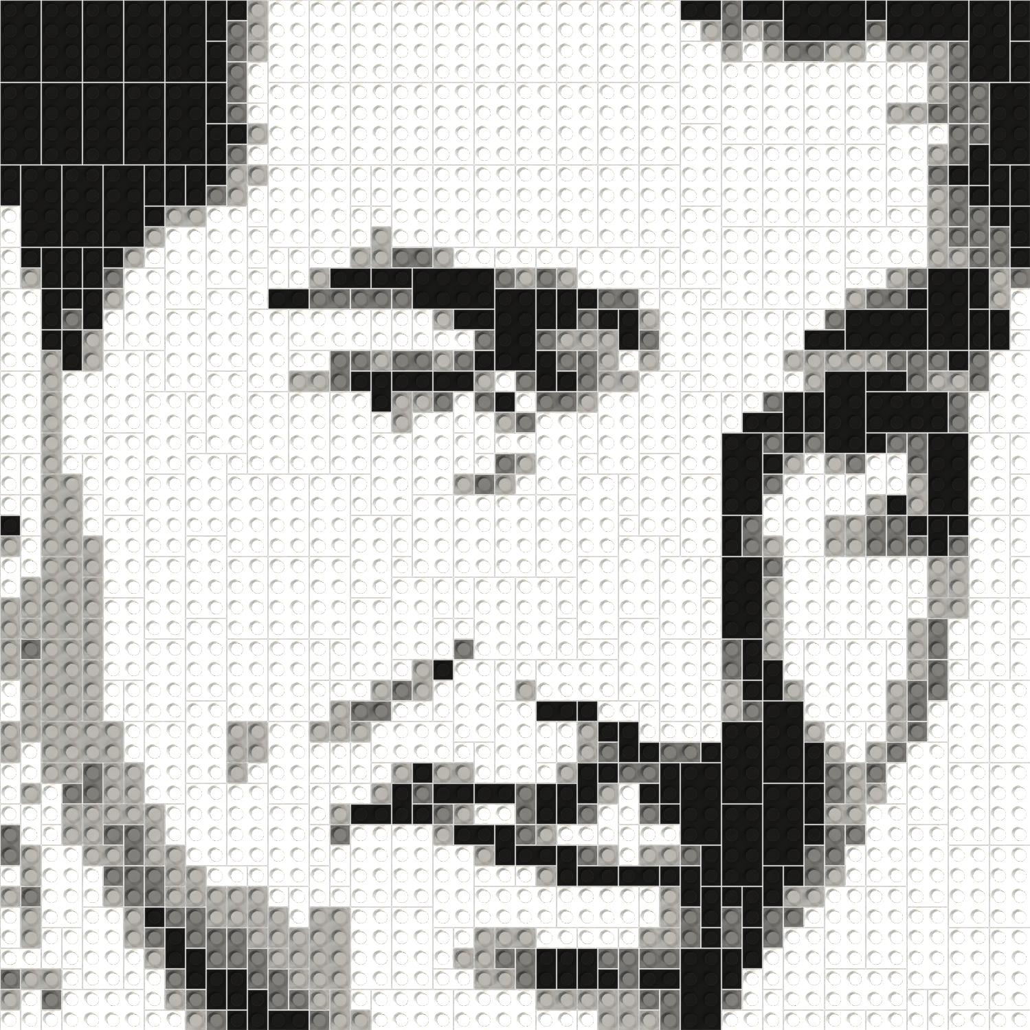 50*50studs, 40*40cm, 15.75*15.75inch