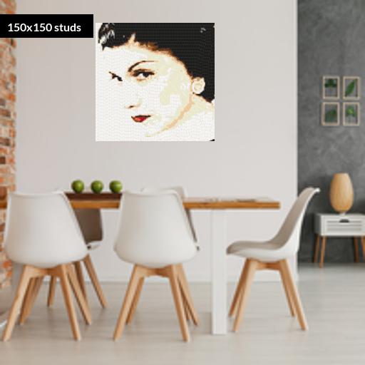 150*150studs, 120*120cm, 47.25*47.25inch