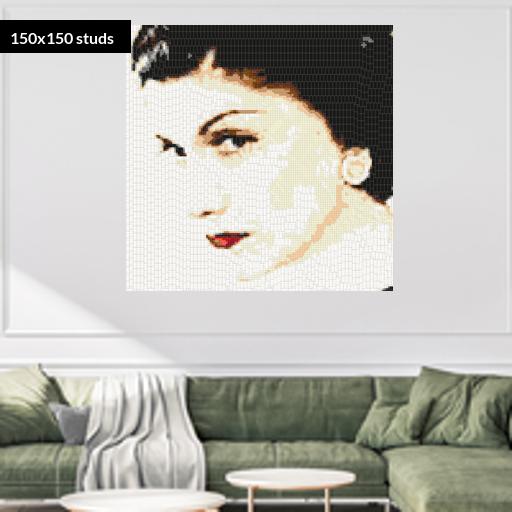 150*150studs, 120*120cm, 47.25*47.25inch