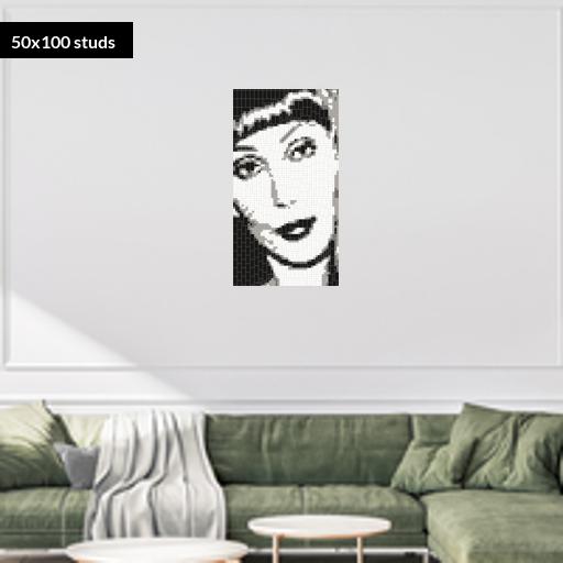 50*100studs, 40*80cm, 15.75*31.5inch