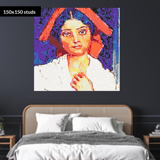 150*150studs, 120*120cm, 47.25*47.25inch