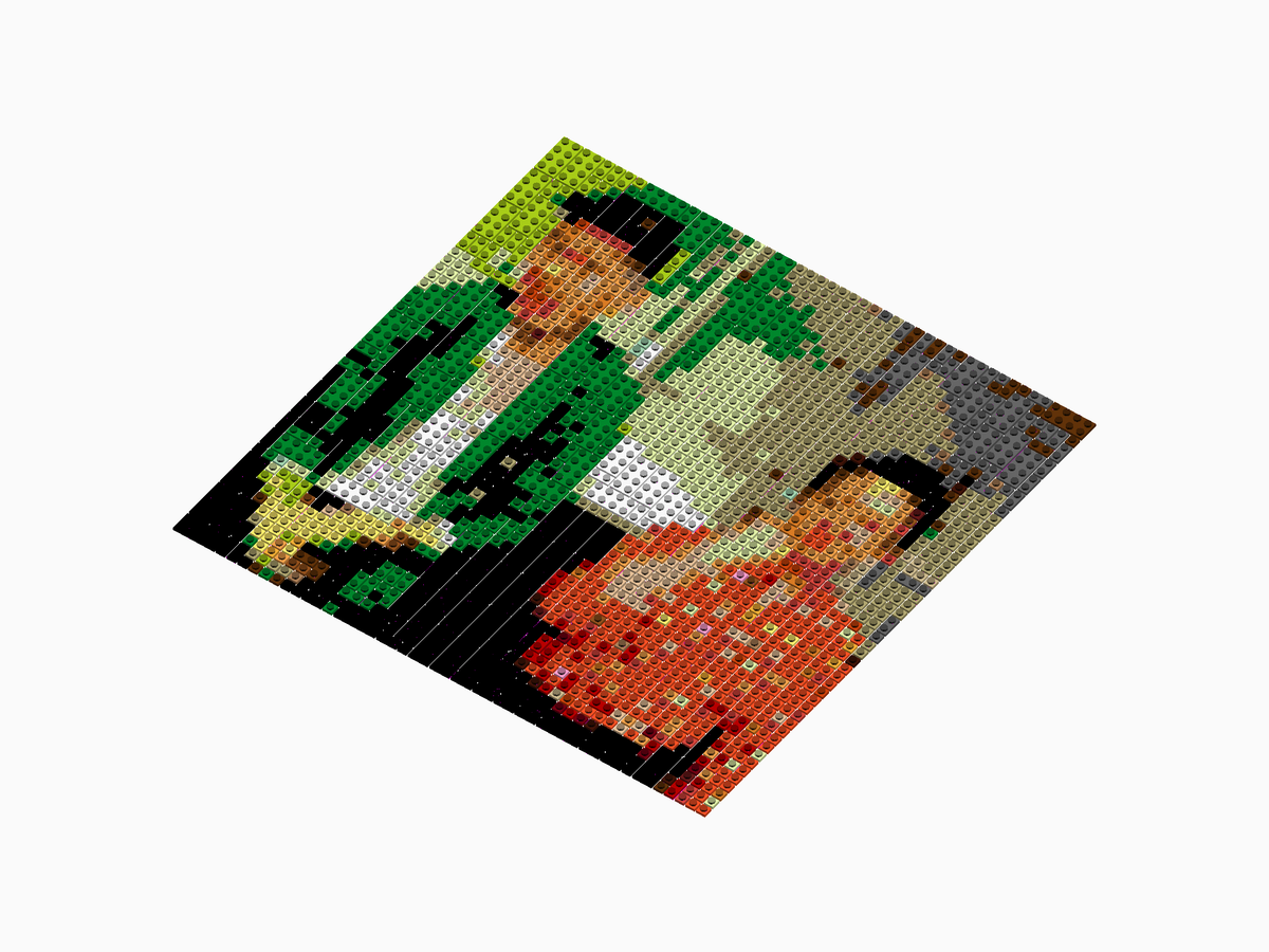 Custom Brick Mosaic – Art For Bricks