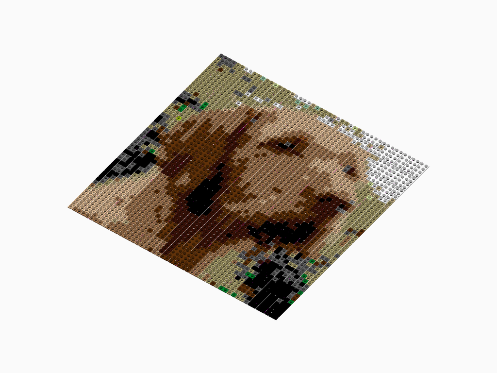 Custom Brick Mosaic