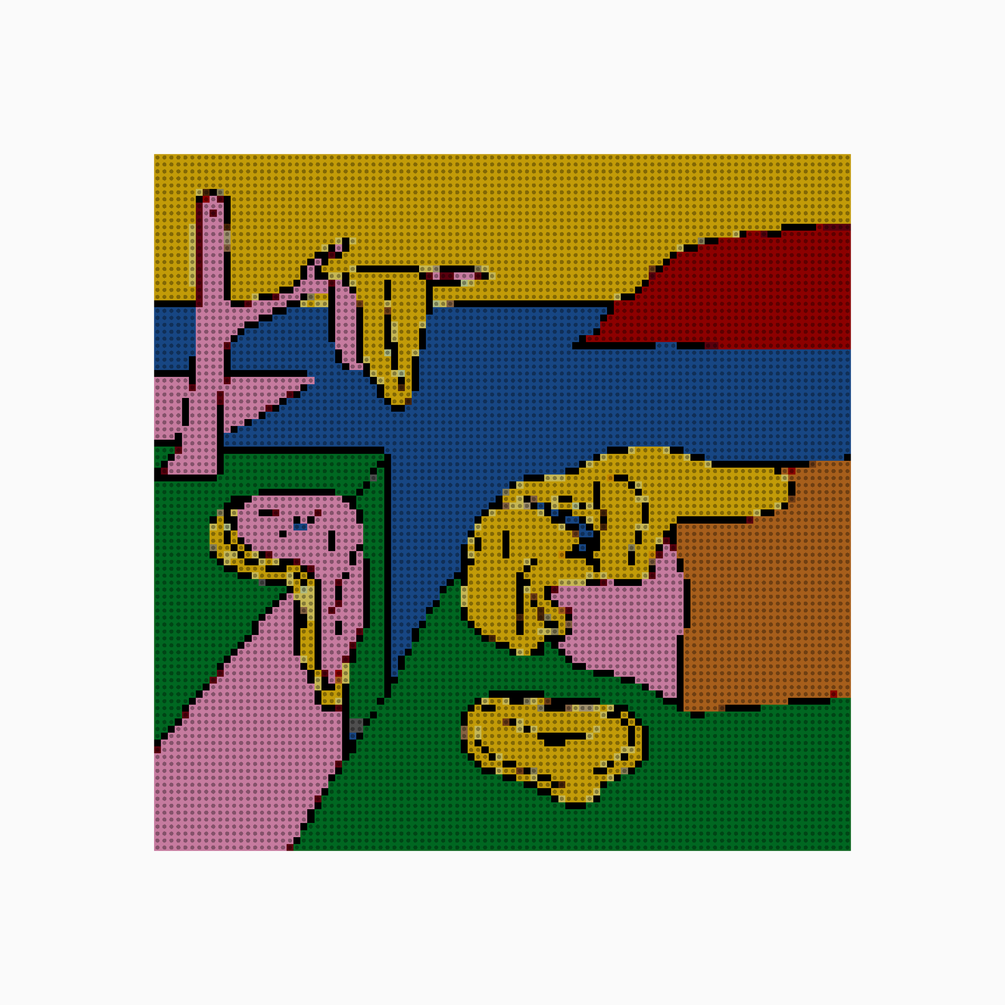Custom Brick Mosaic