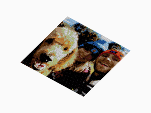 Custom Brick Mosaic