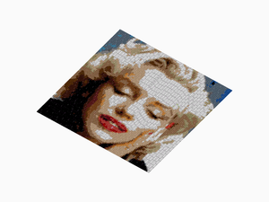 Marlyn Eyes Closed 100x100