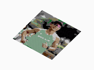 Custom Brick Mosaic