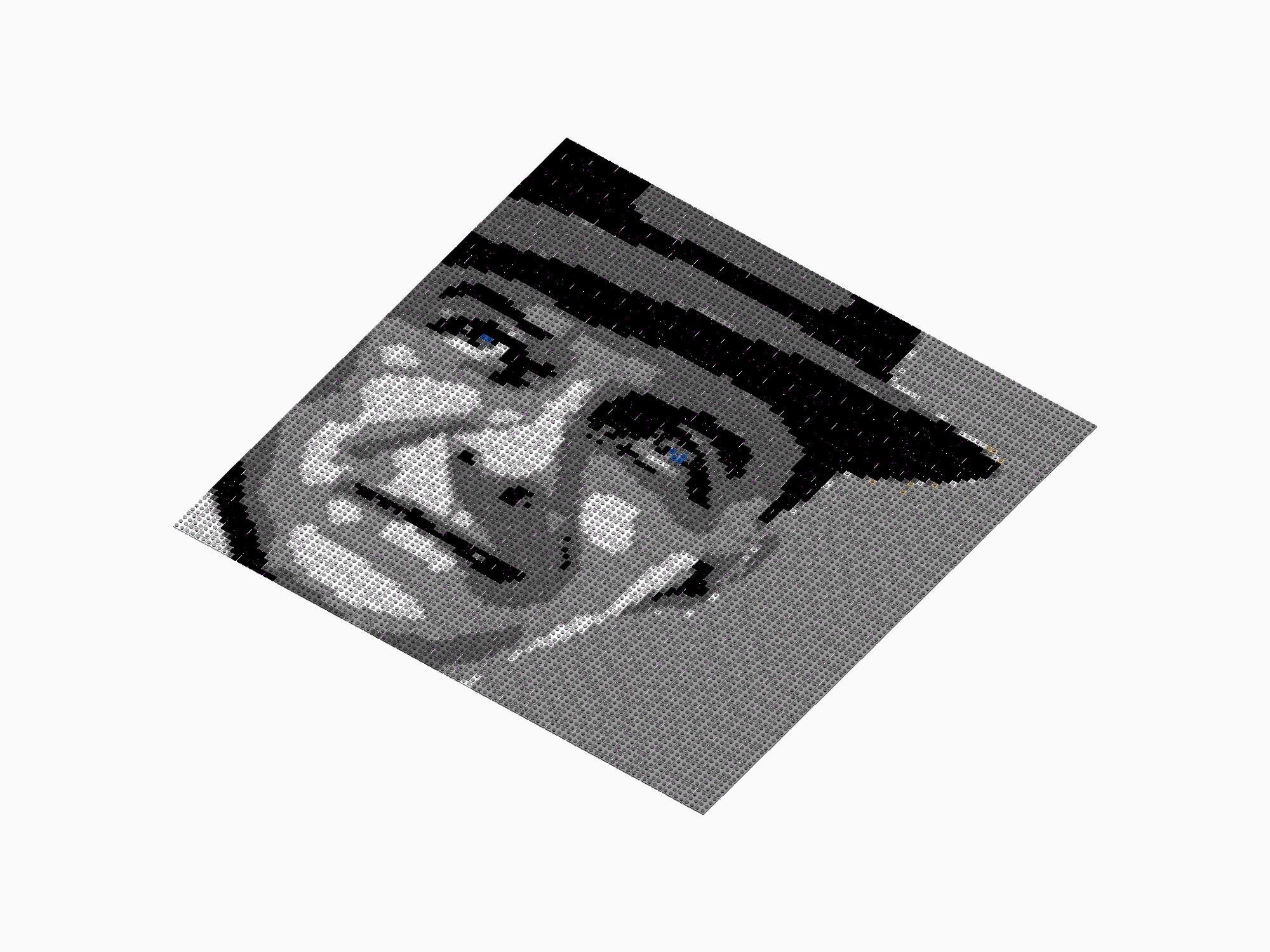 Custom Brick Mosaic