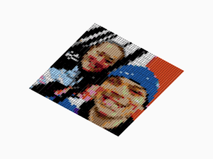 Custom Brick Mosaic
