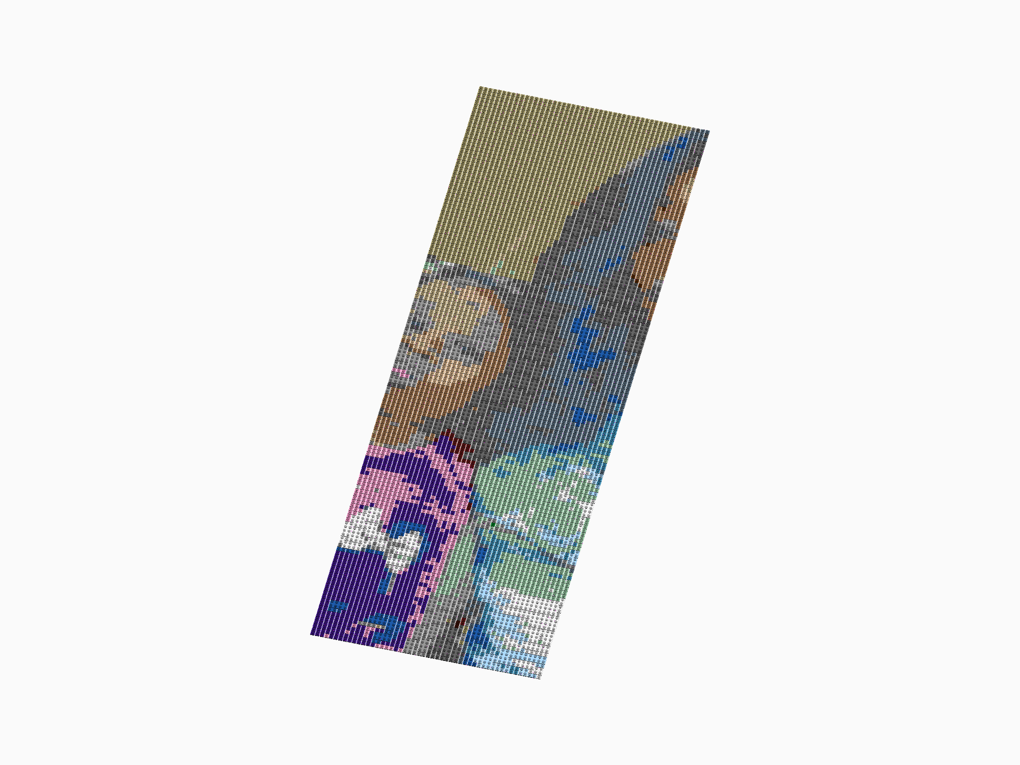 Custom Brick Mosaic