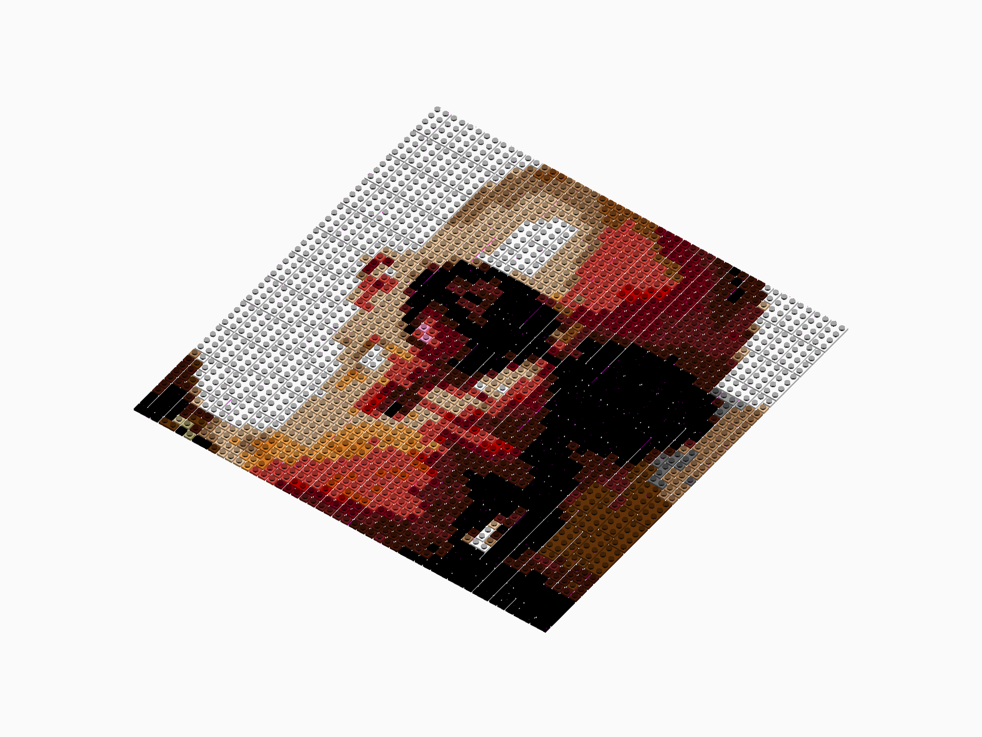 Custom Brick Mosaic
