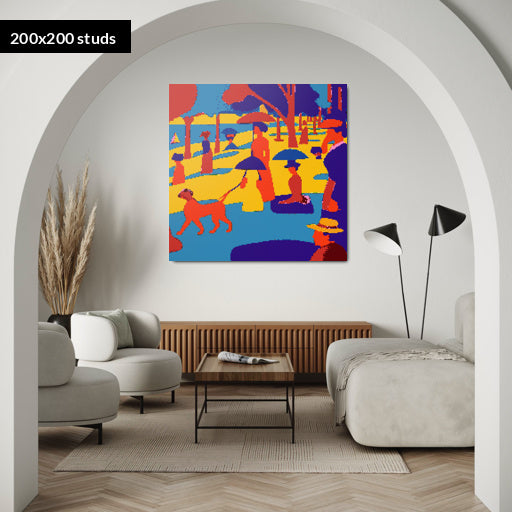 200*200studs, 160*160cm, 63*63inch