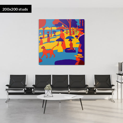 200*200studs, 160*160cm, 63*63inch