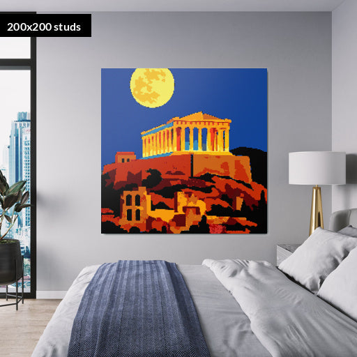 200*200studs, 160*160cm, 63*63inch