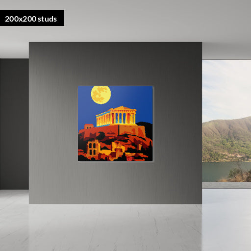 200*200studs, 160*160cm, 63*63inch