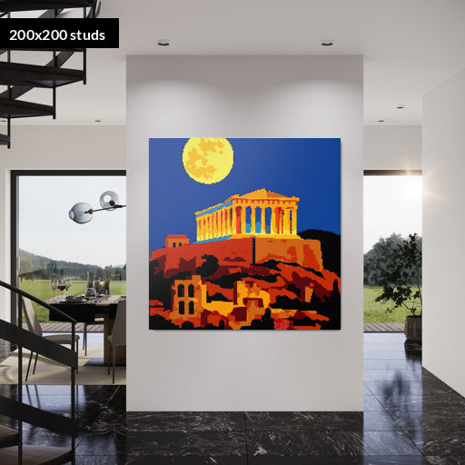 200*200studs, 160*160cm, 63*63inch