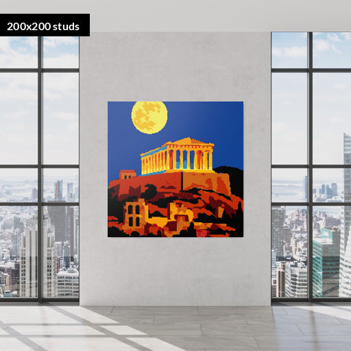 200*200studs, 160*160cm, 63*63inch
