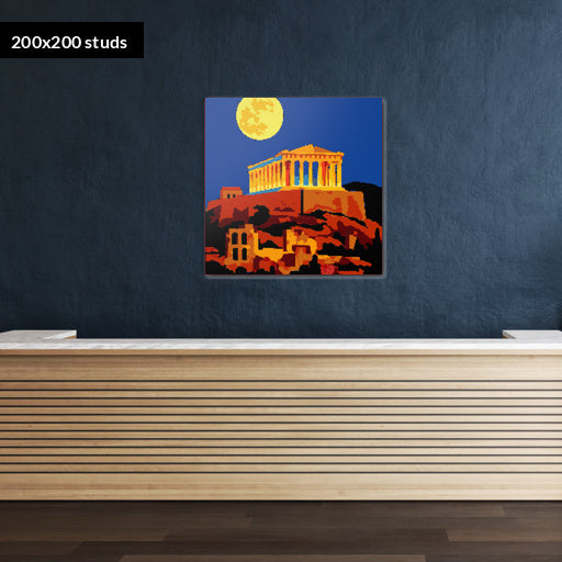 200*200studs, 160*160cm, 63*63inch
