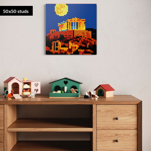 50*50studs, 40*40cm, 15,75*15,75inch