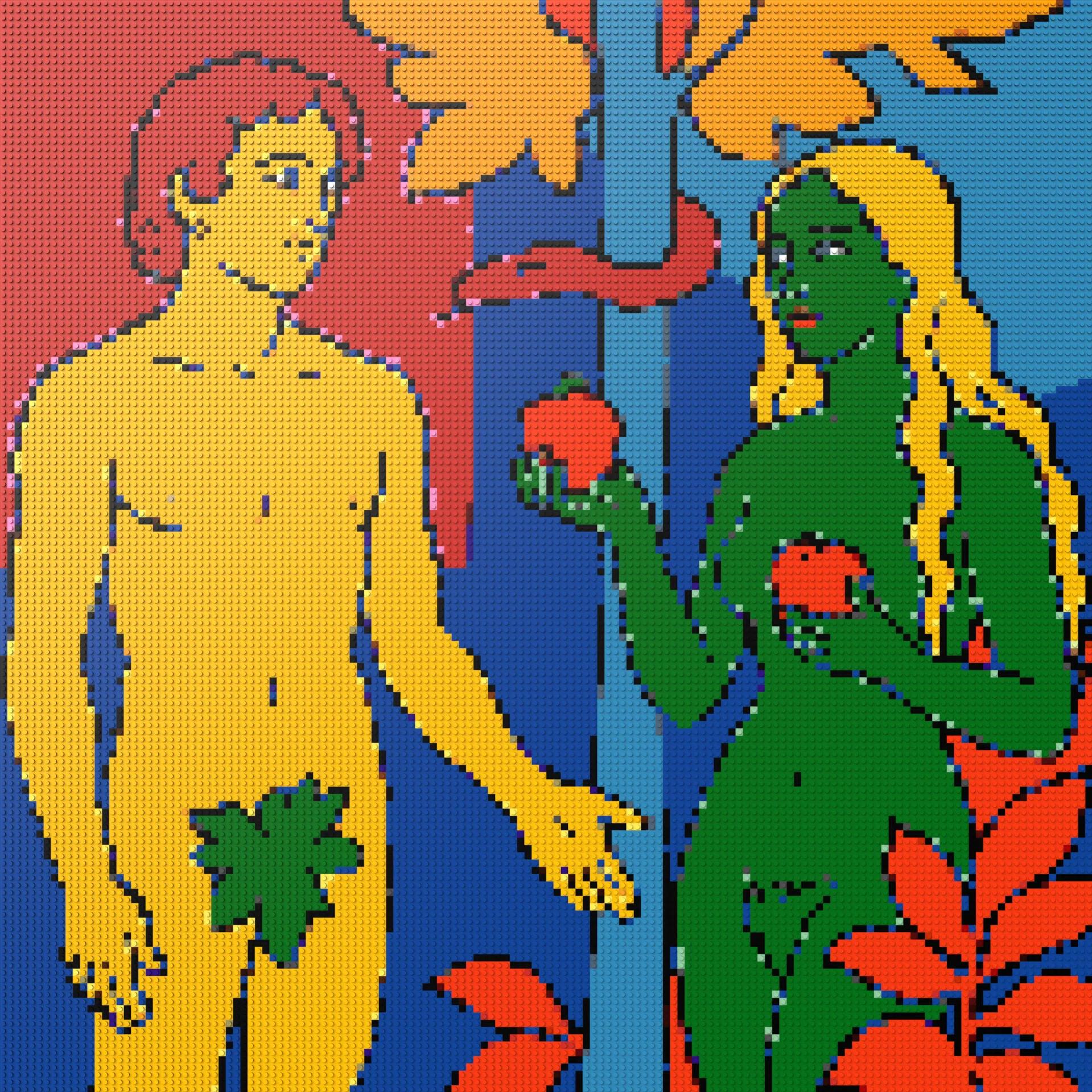 150*150studs, 120*120cm, 47,25*47,25inch