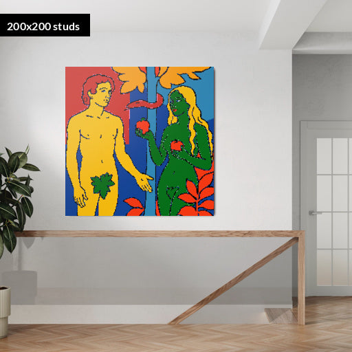 200*200studs, 160*160cm, 63*63inch