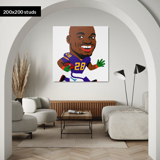 200*200studs, 160*160cm, 63*63inch