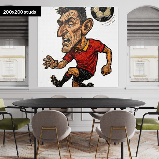 200*200studs, 160*160cm, 63*63inch