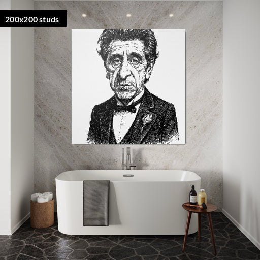 200*200studs, 160*160cm, 63*63inch