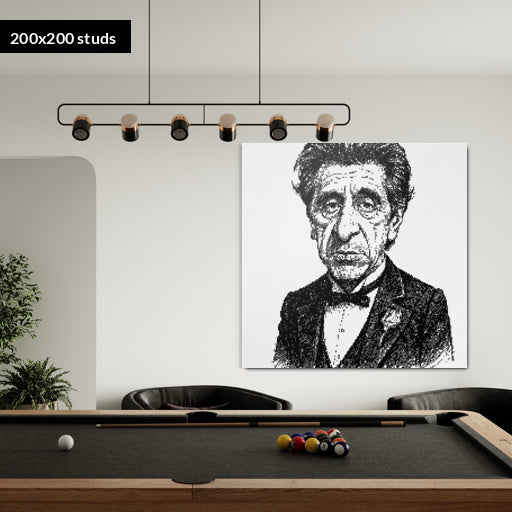 200*200studs, 160*160cm, 63*63inch