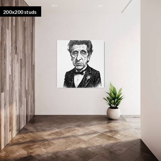 200*200studs, 160*160cm, 63*63inch