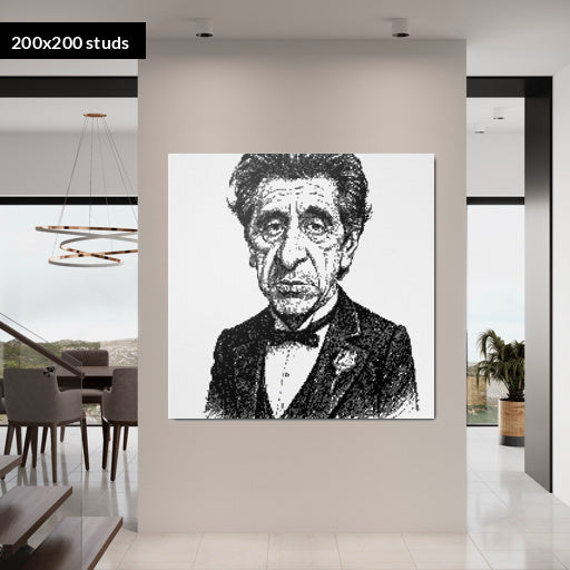 200*200studs, 160*160cm, 63*63inch