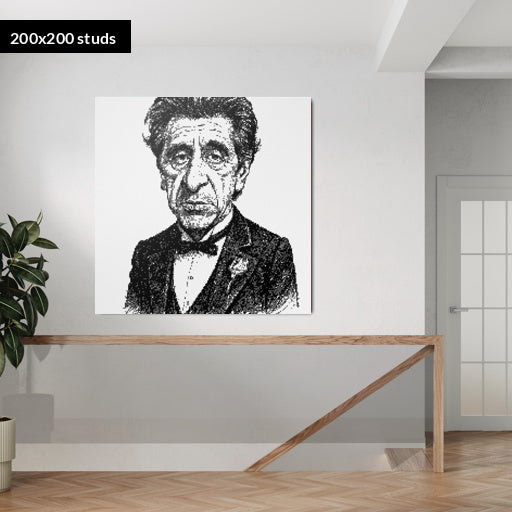 200*200studs, 160*160cm, 63*63inch