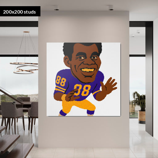 200*200studs, 160*160cm, 63*63inch
