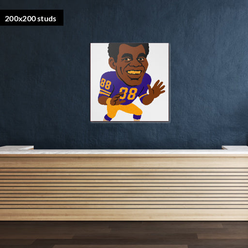 200*200studs, 160*160cm, 63*63inch