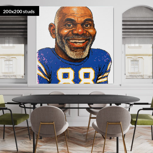 200*200studs, 160*160cm, 63*63inch