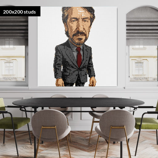 200*200studs, 160*160cm, 63*63inch