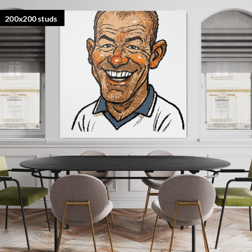 200*200studs, 160*160cm, 63*63inch