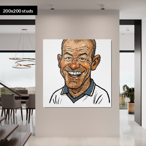 200*200studs, 160*160cm, 63*63inch