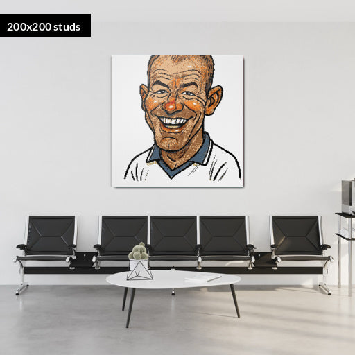 200*200studs, 160*160cm, 63*63inch