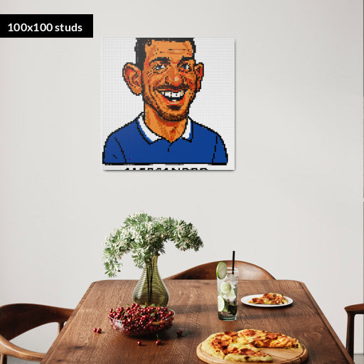 100*100studs, 80*80cm, 31,5*31,5inch