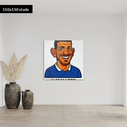 150*150studs, 120*120cm, 47,25*47,25inch