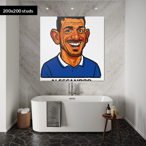 200*200studs, 160*160cm, 63*63inch